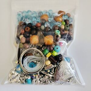 Curated Glass Bead And Charm Mix – Giddy Up Cowgirl Premium Jewelry Making Kit